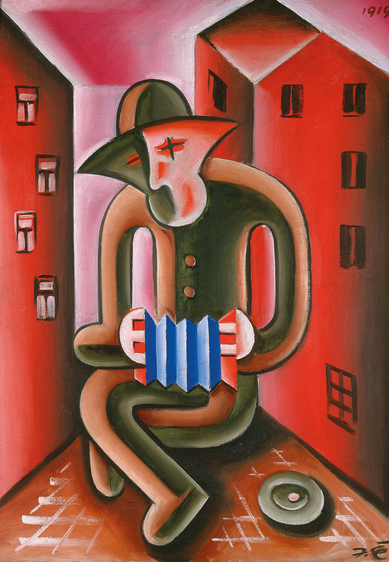 Josef Čapek Harmonikář 1919