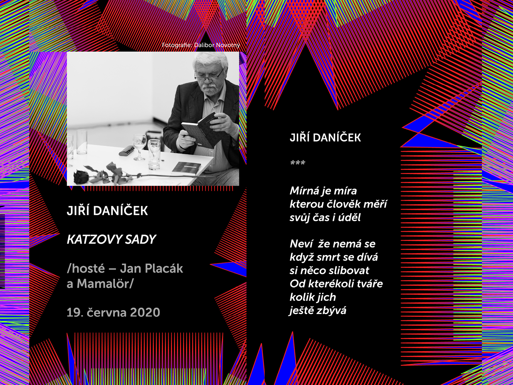 Básníci v prostoru Zlín 2020: Jiří Daníček