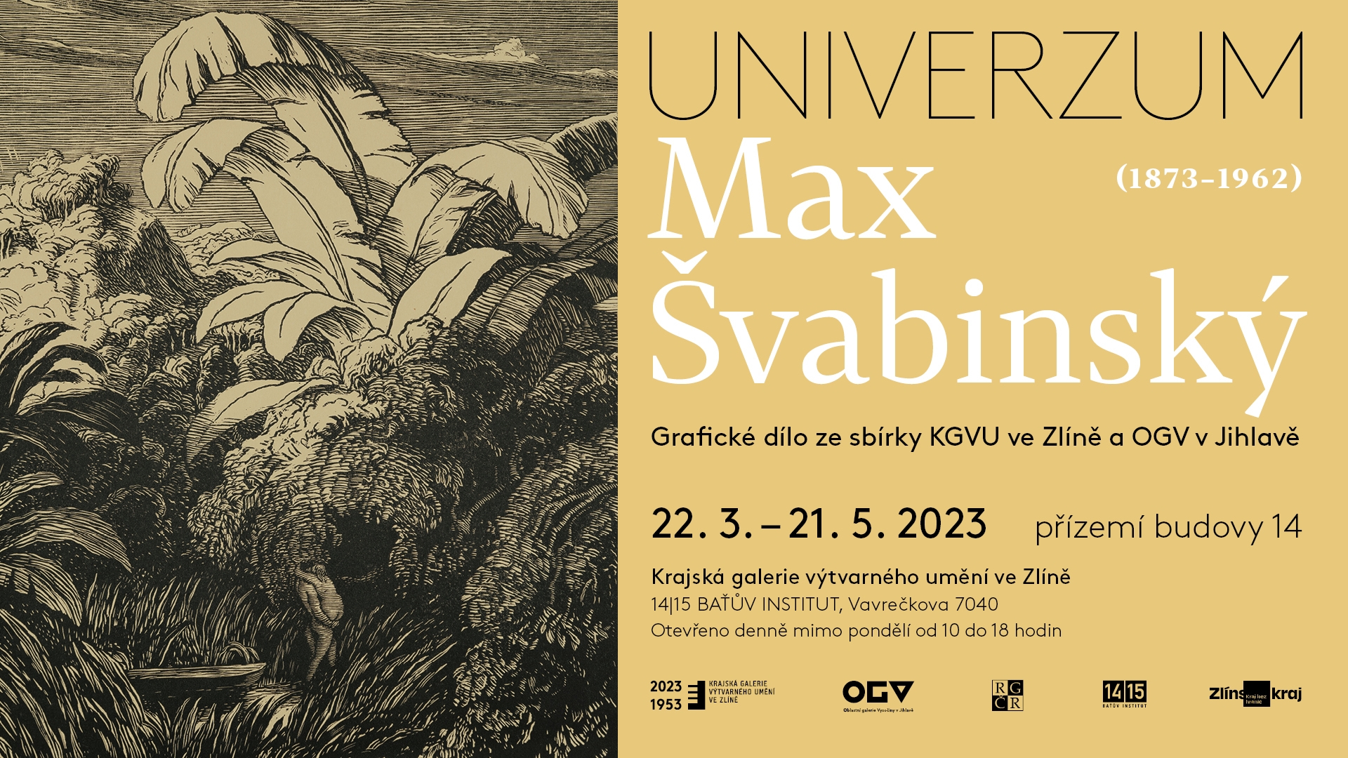 Banner for exhibition: Universe Max Švabinský 
