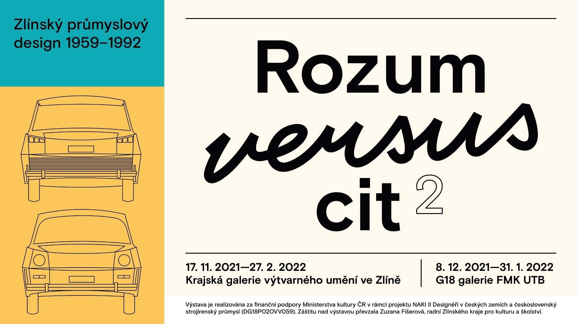 Rozum versus cit²: Zlínský průmyslový design 1959–1992