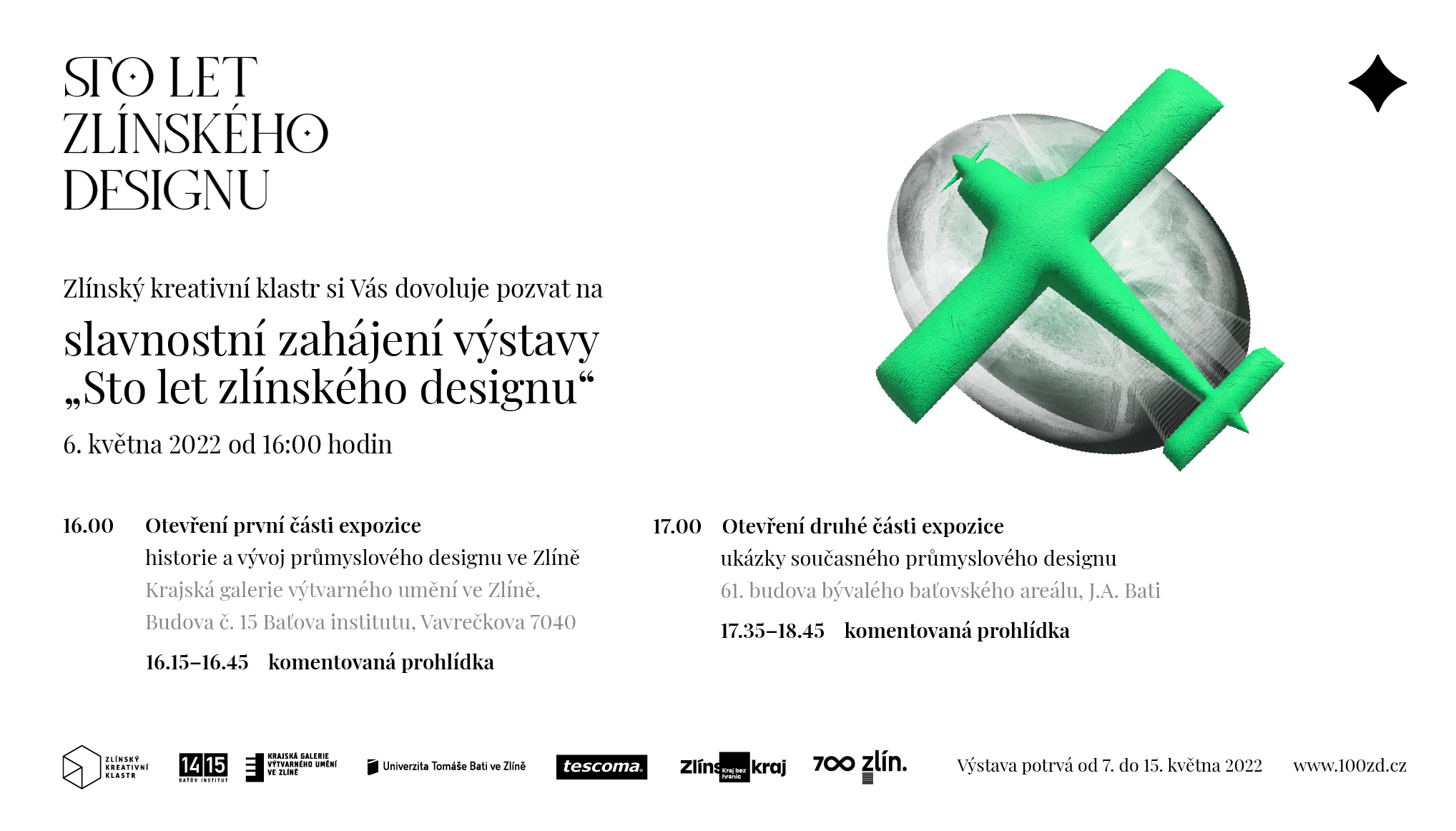 Vernisáž Sto let zlínského designu