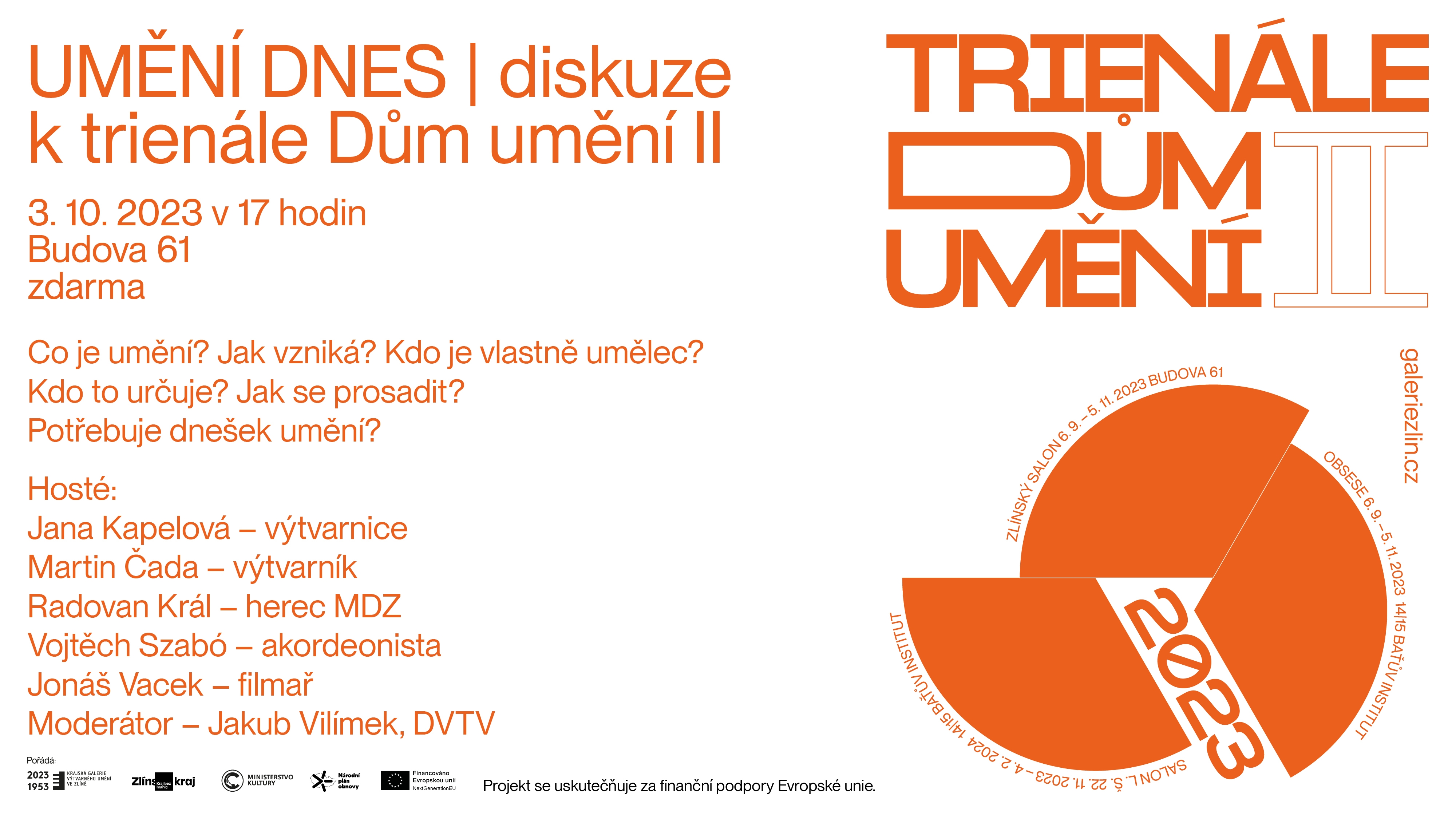 pozvánka na diskuzi - obrázek s textem