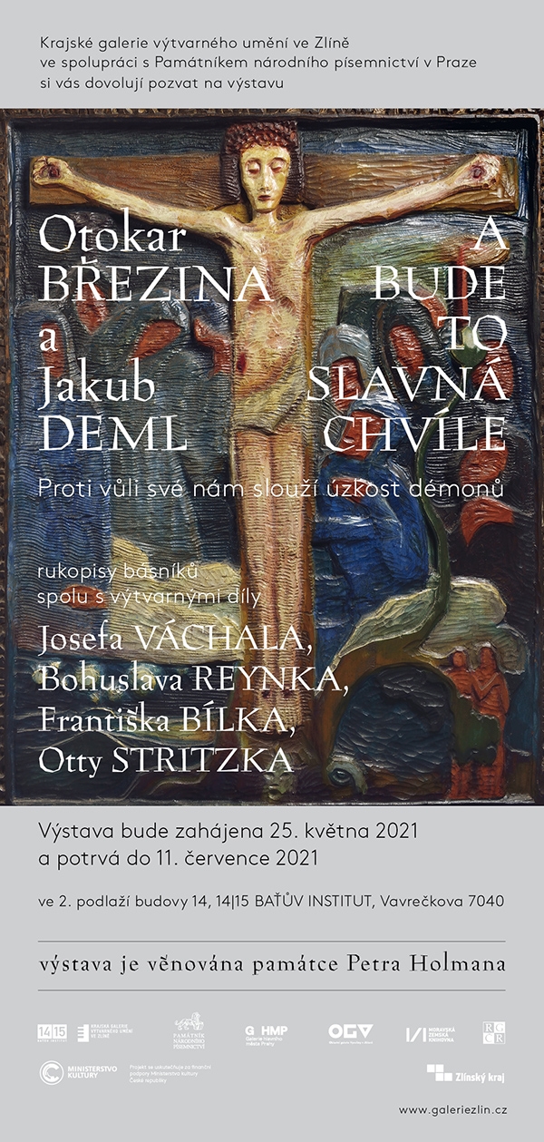 pozvánka na výstavu Otokar Březina a Jakub Deml –  A bude to slavná chvíle