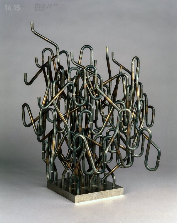 Radoslav Kratina, Variabilní křivky, 2000, kov železo, KGVUZ, inv. č. P 335