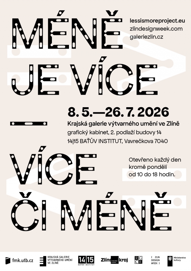 Plakát online LESS IS MORE_A4