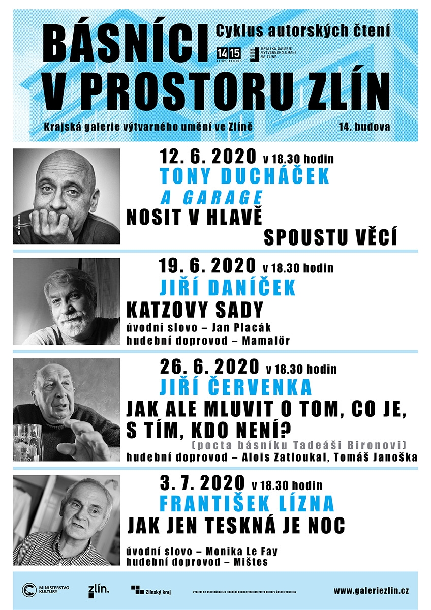 Básníci v prostoru Zlín program 2020